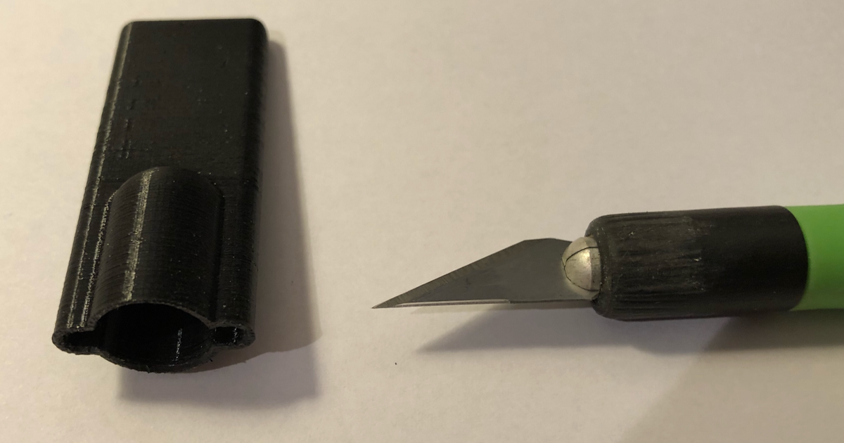 XActo style knife cover by Mark Download free STL model