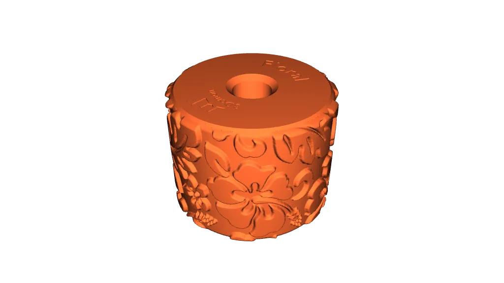 STL file Roses Flowers Texture Roller for Clay 💐・3D printable design to  download・Cults