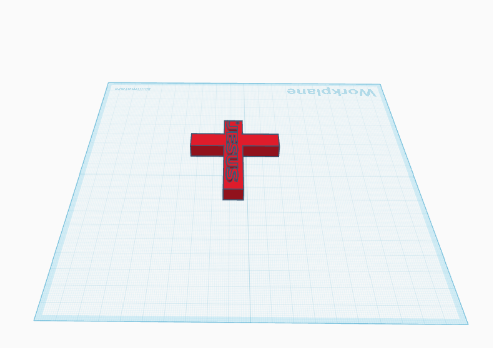 Cross Keychain