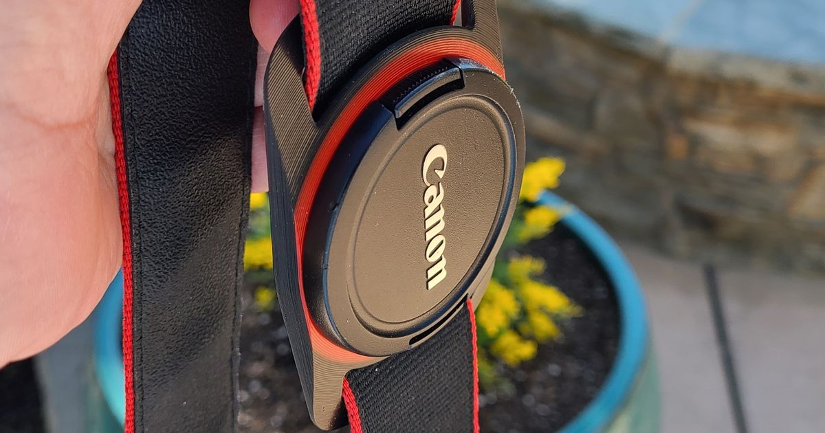 58mm Lens Cap Holder by Matt Boyer Download free STL model