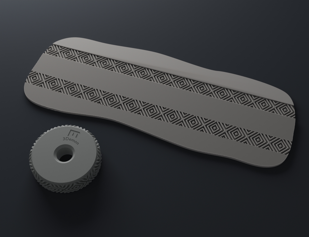 Stamp Wheels Geometric Vol.01 (14) by 3Demon's Texture Rollers
