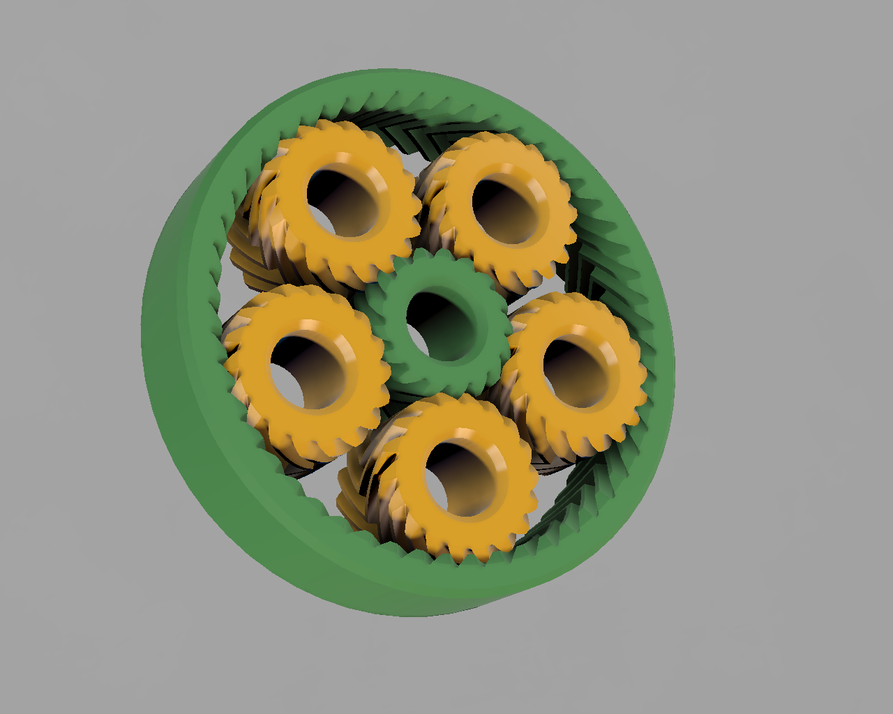 Miniatura 2 do modelo 3D Planetary gear spinner mini