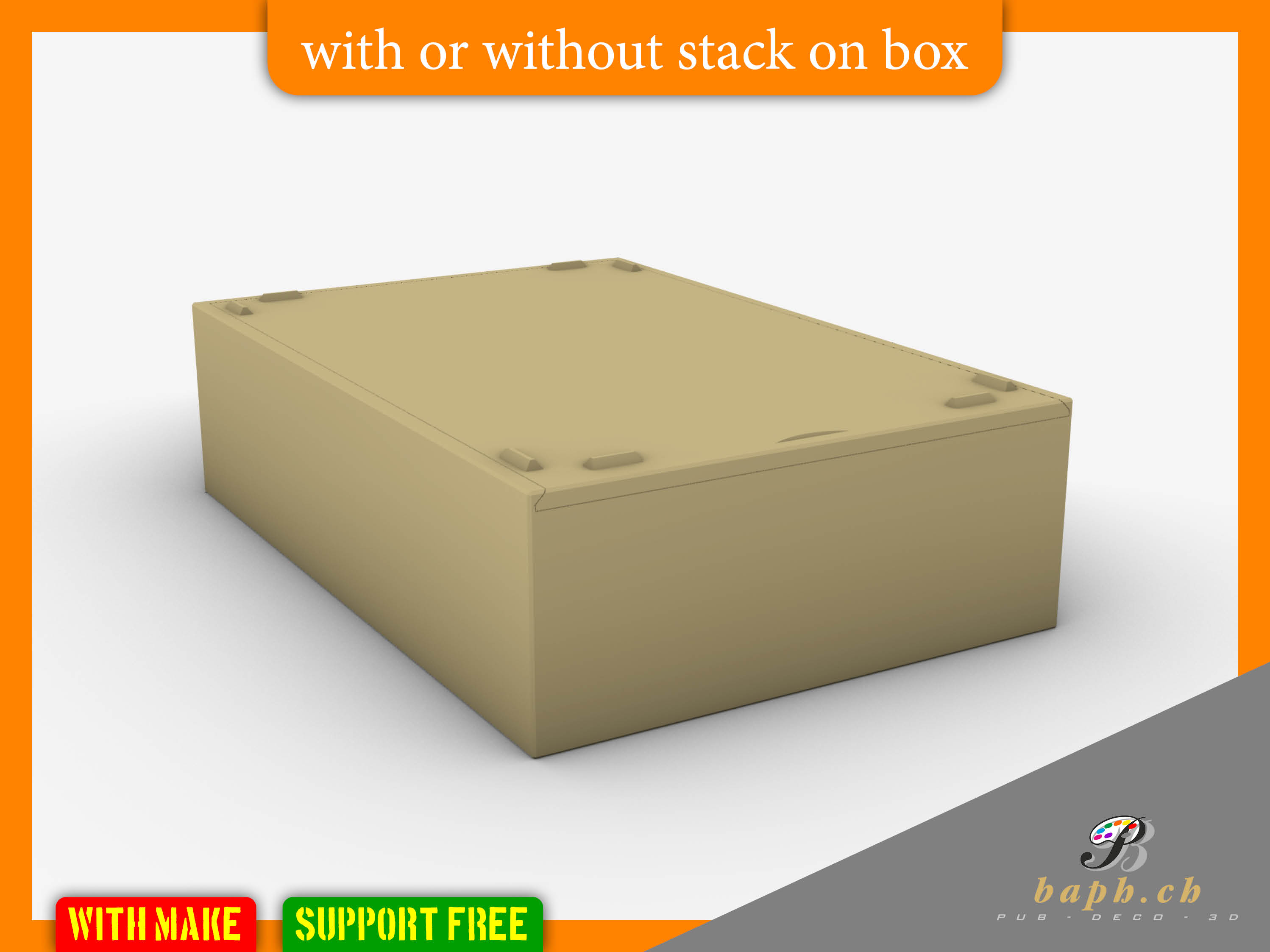 Gift box for pallet and crate