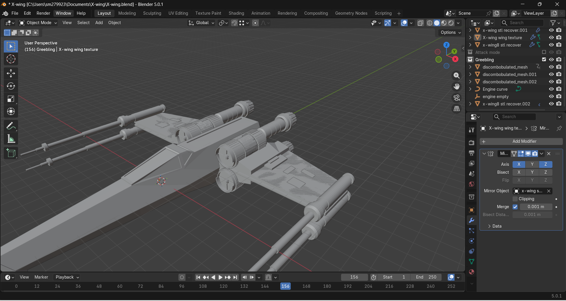 High detailed X-wing — miniatura 6