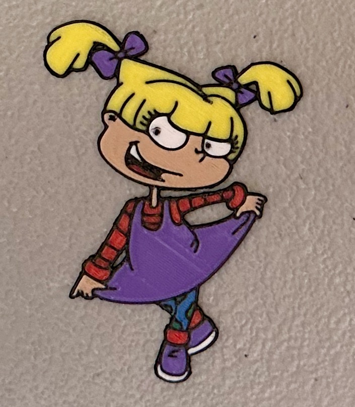 Multicolor Angelica Pickles Magnet