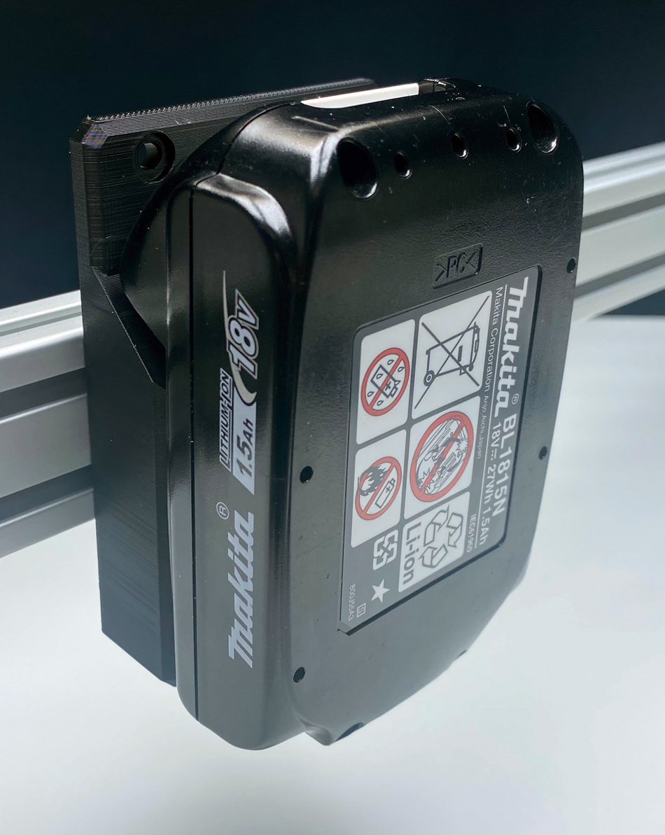 MT-SYSTEM Holder: MAKITA Battery Holder 18V (Halter für MAKITA-Akku) by ...