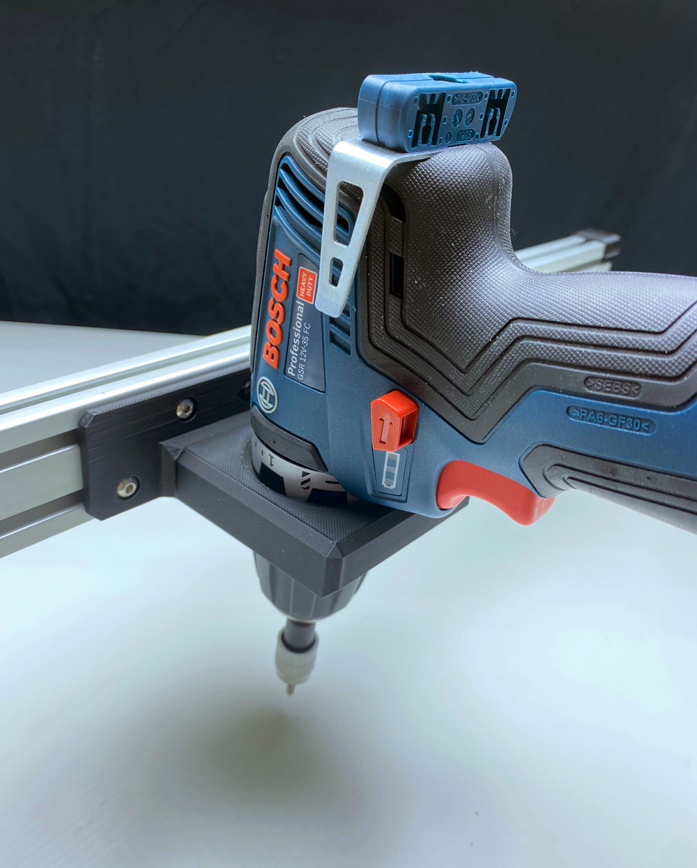 MTSYSTEM Holder M Cordless Screwdriver Holder 48mm for BOSCH 12V etc