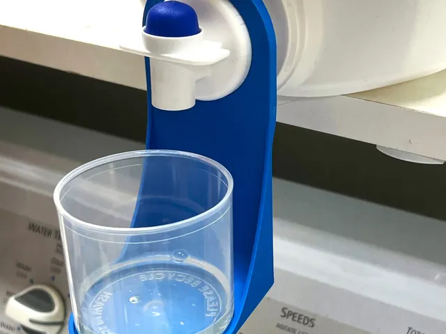 Detergent cup holder