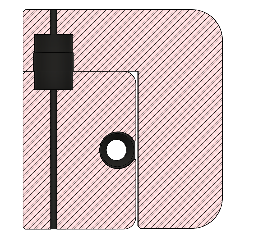 Miniatura 4 do modelo 3D Voron magnetic quick release hinges