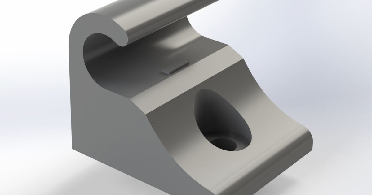 Tesla Sun Visor Clip by mk3Designs Download free STL model