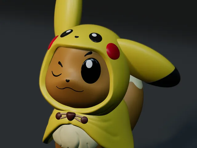 Eevee as Pikachu