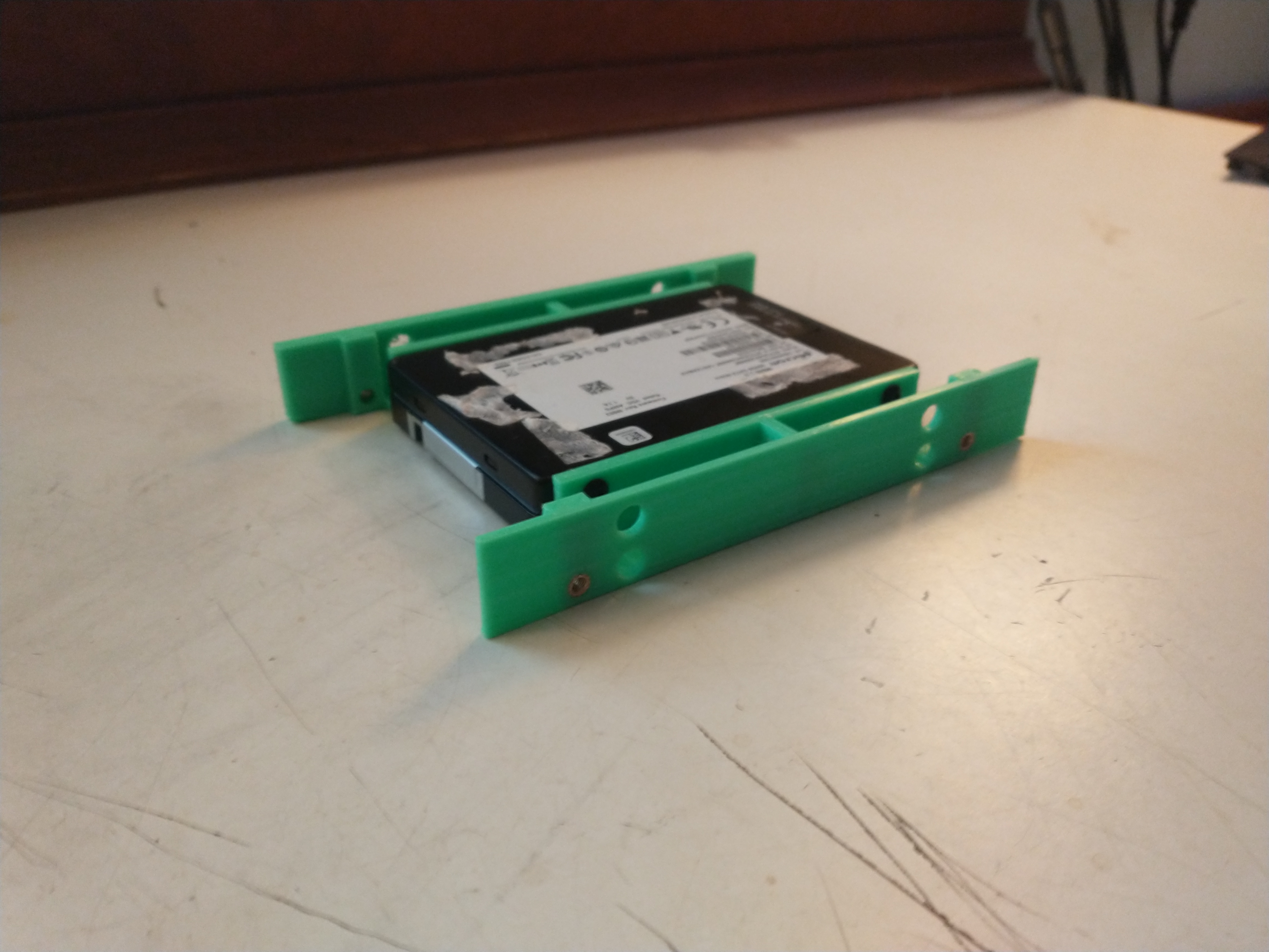 Dual 2.5in HDD to 3.5in HDD adapter - Rails