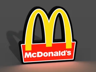McDonald's Lightbox LED Lamp by braga3dprint | Download free STL model ...