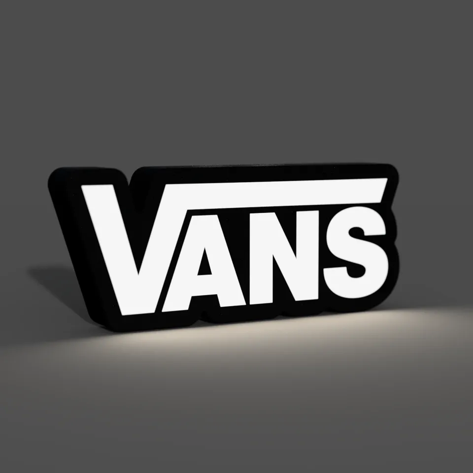 Vans Lightbox LED Lamp by braga3dprint Printables Store