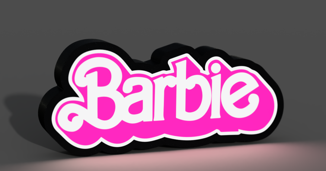 Barbie Lightbox LED Lamp by braga3dprint | Printables Store