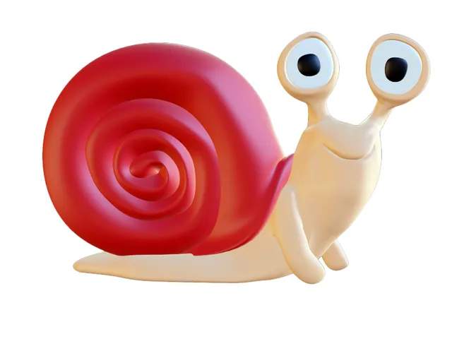 Happy snail (garden decoration)
