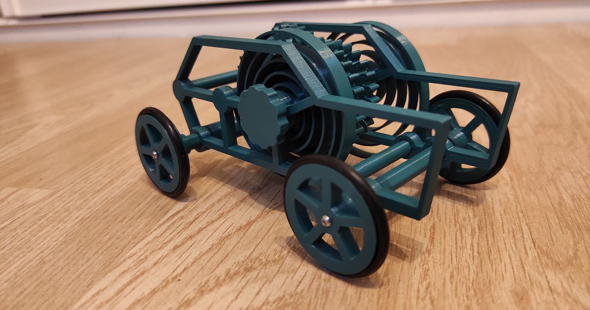 Car spring by Vincent Cordier Download free STL model