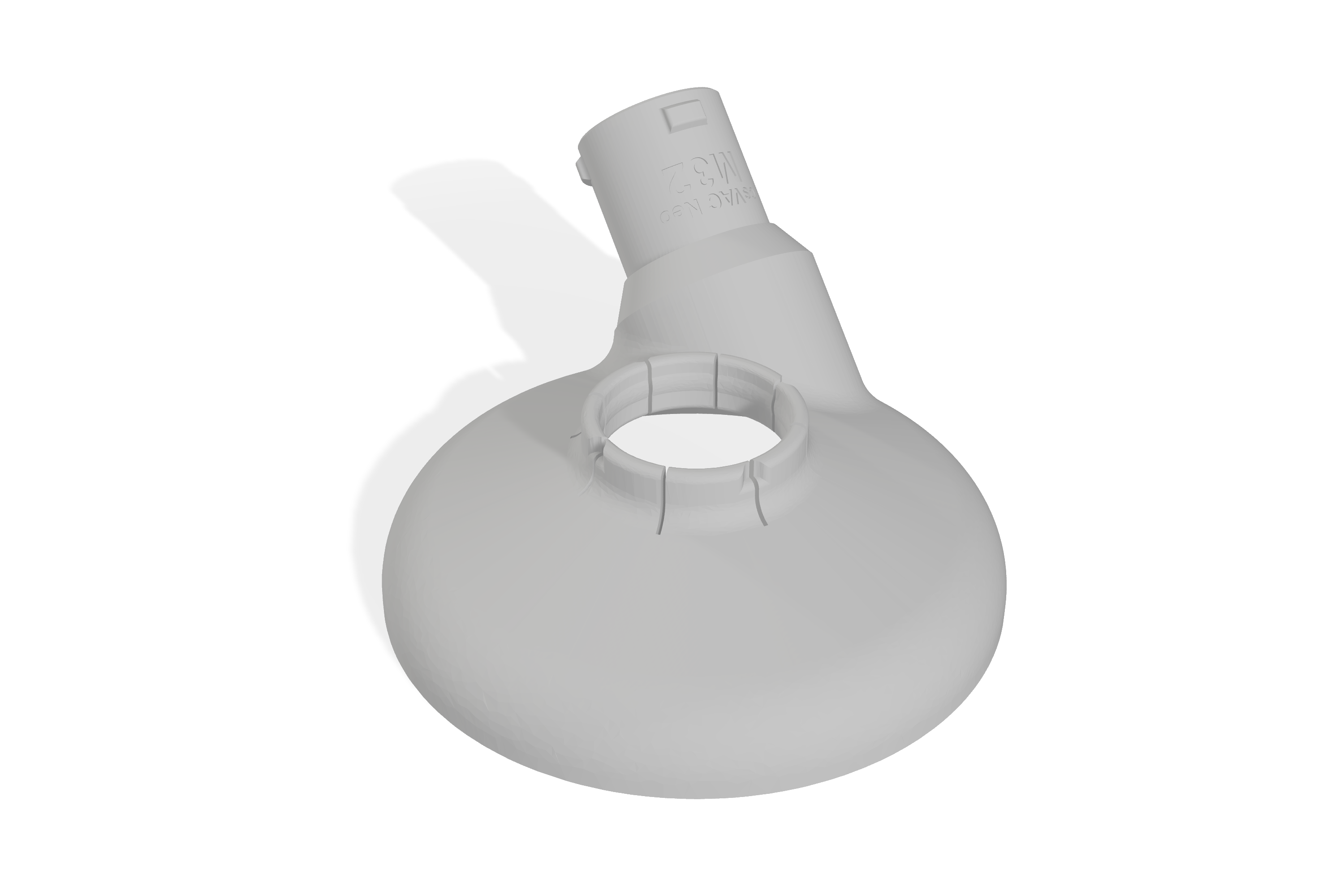 Angle grinder dust cover with osvac hose