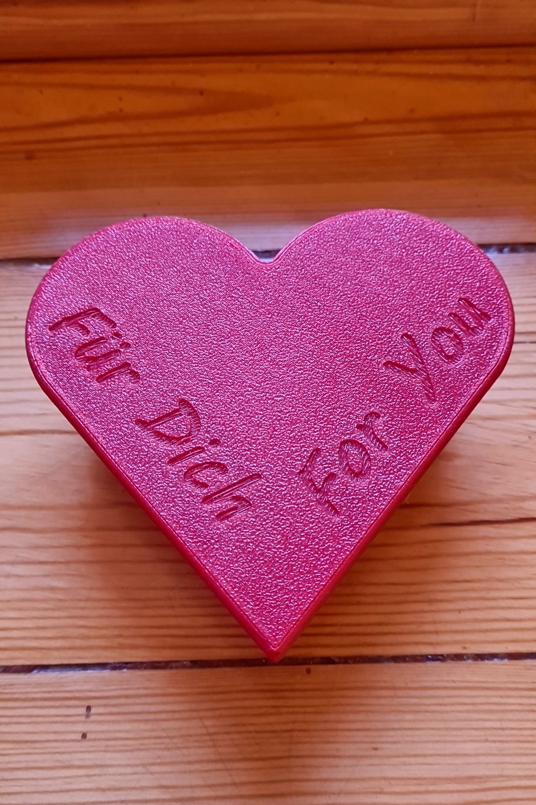 Heart shaped gift bowl For You - Herzschale Behälter Geschenk Für Dich