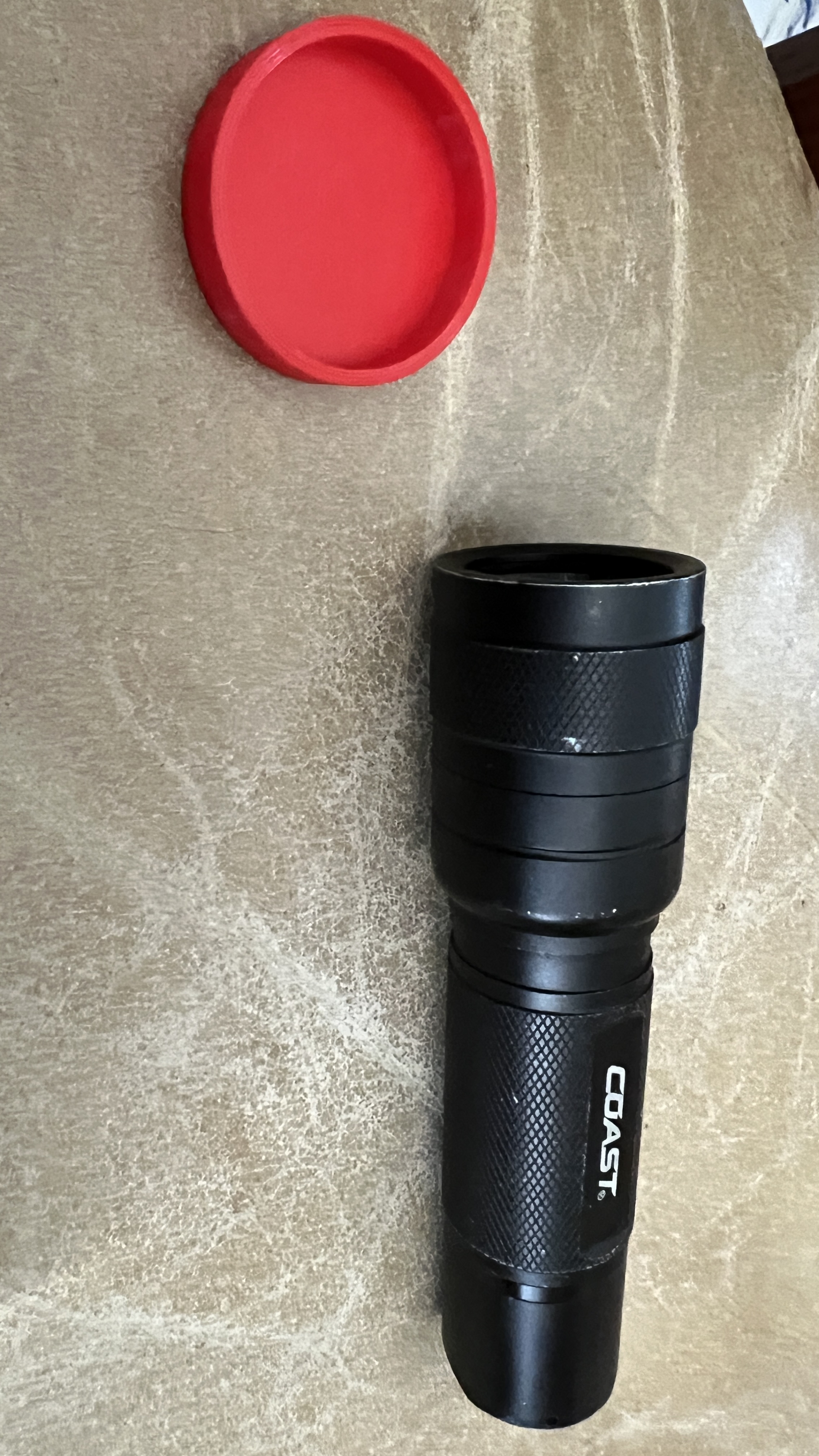 Flashlight Lens Cover Diffuser by captaincorey Download free STL