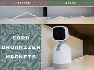 Cord organizer magnets