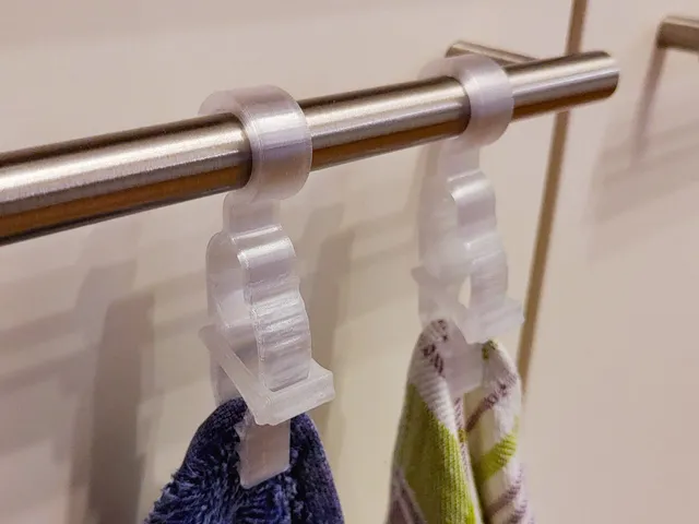 Ratcheting Towel Clip