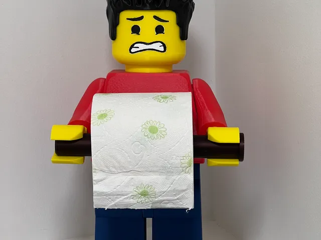 LEGO toilet paper man