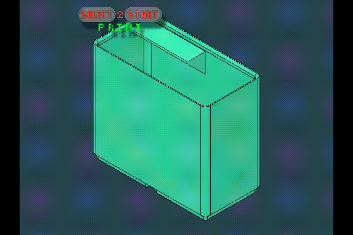 1x2x10 Bin | Lable | Gridfinity | Deskorganizer | Tool | select2stertPrint