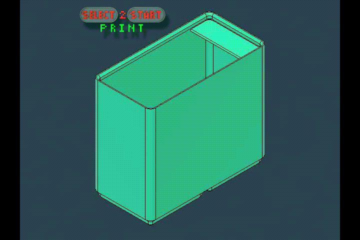 2x2x10 Bin | Lable | Gridfinity | Deskorganizer | Tool | select2stertPrint