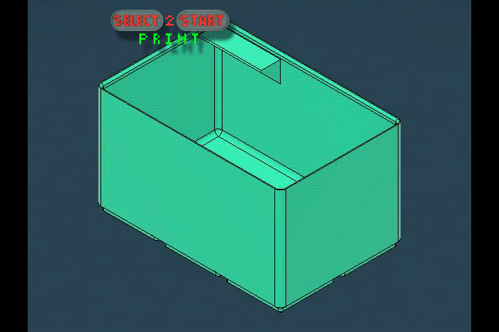 2x3x10 Bin | Lable | Gridfinity | Deskorganizer | Tool | select2stertPrint