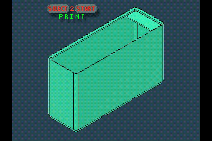 3x1x10 Bin | Lable | Gridfinity | Deskorganizer | Tool | select2stertPrint