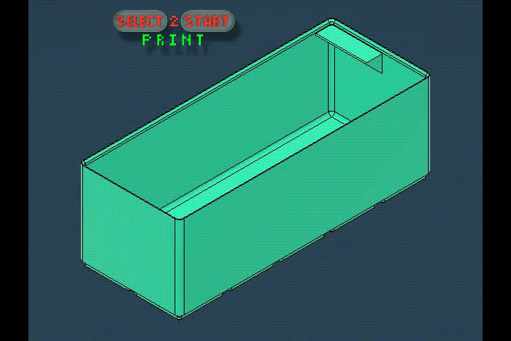5x2x10 Bin | Lable | Gridfinity | Deskorganizer | Tool | select2stertPrint