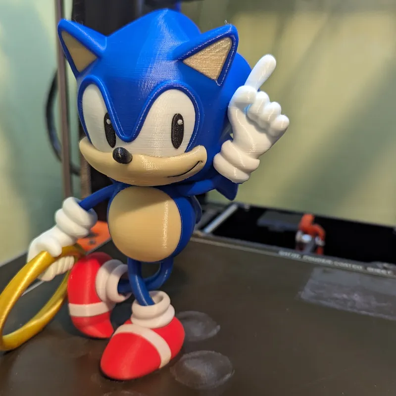 Sonic - Classic by reddadsteve, Download free STL model