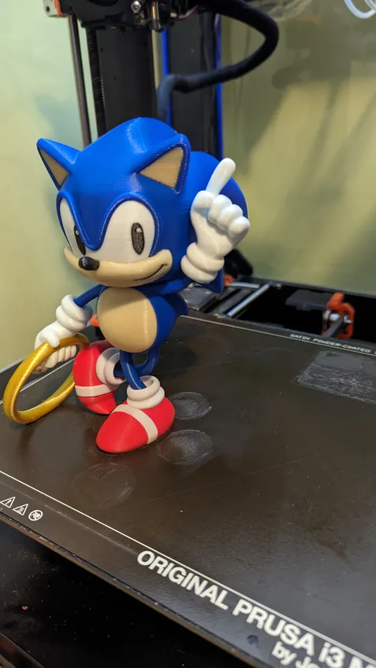 Sonic - Classic by reddadsteve, Download free STL model