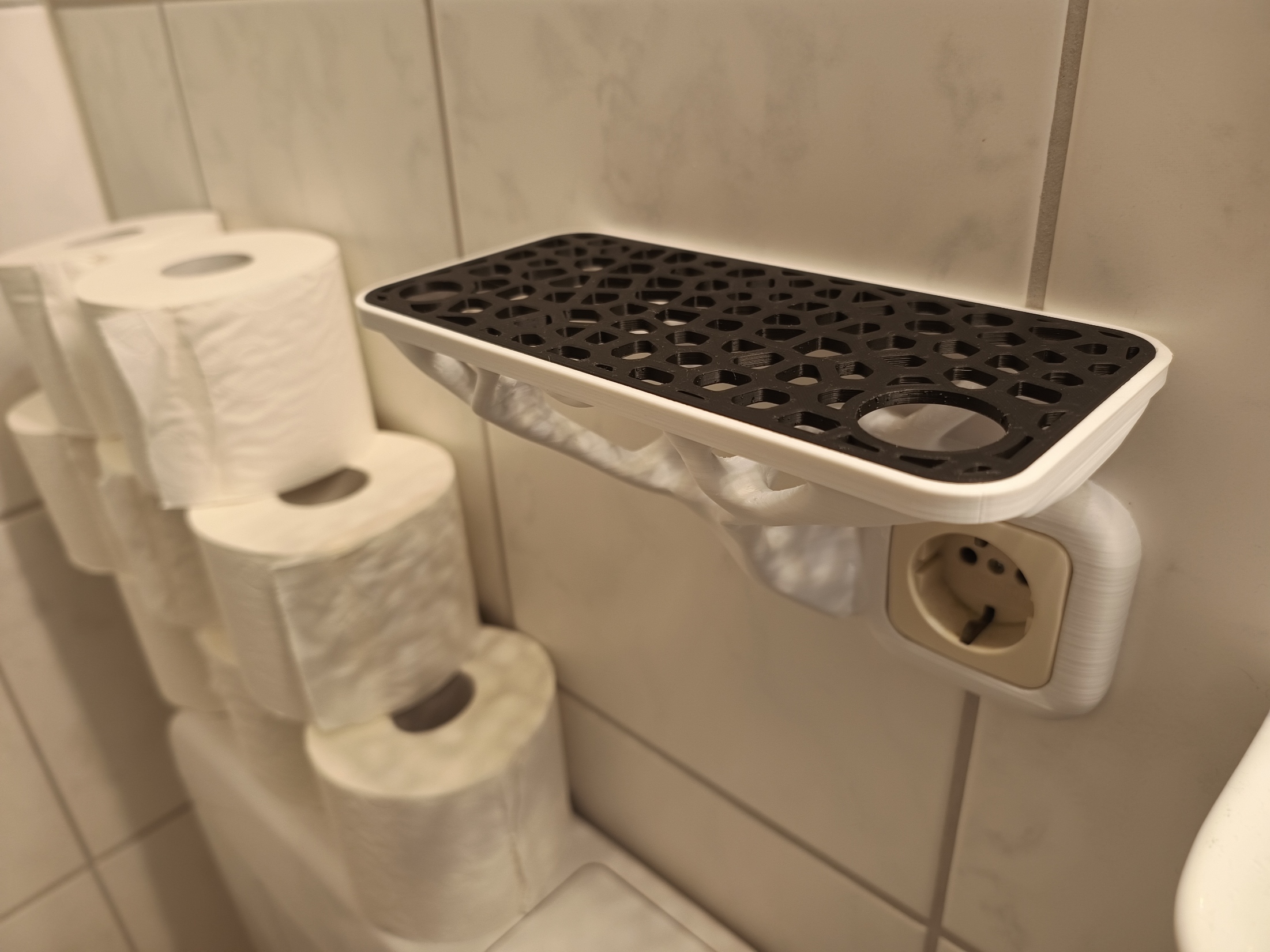 Miniatura 2 do modelo 3D Power Socket Shelf