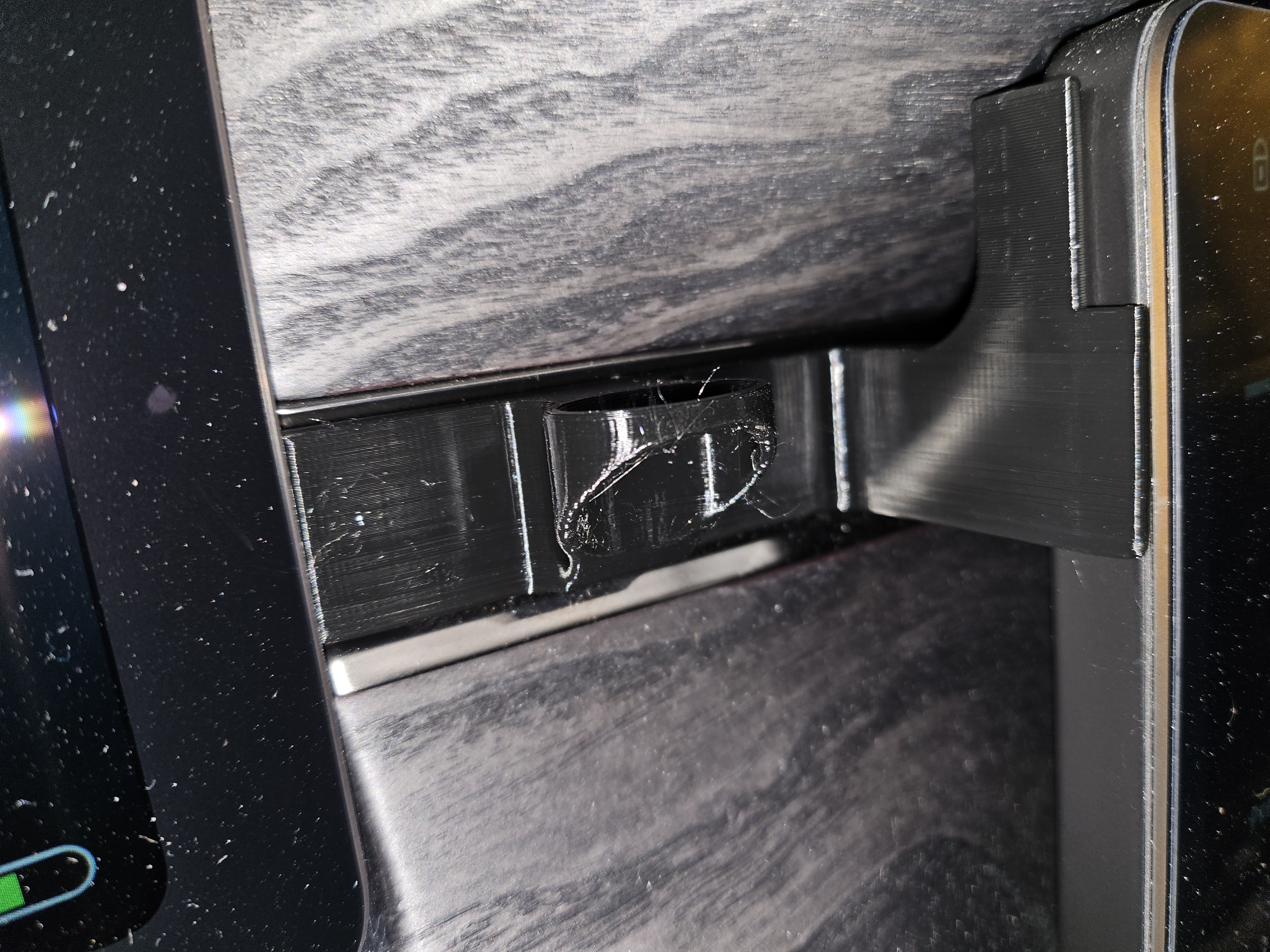 Rivian R1T & R1S Sunglasses Shelf (Remixed OpenSourceEV Phone Mount EVO) — miniatura 3