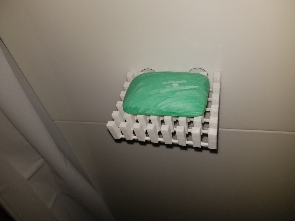 Minimal Suction Cup Soap Holder