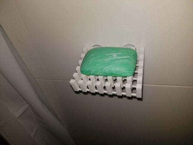 Minimal Suction Cup Soap Holder preview