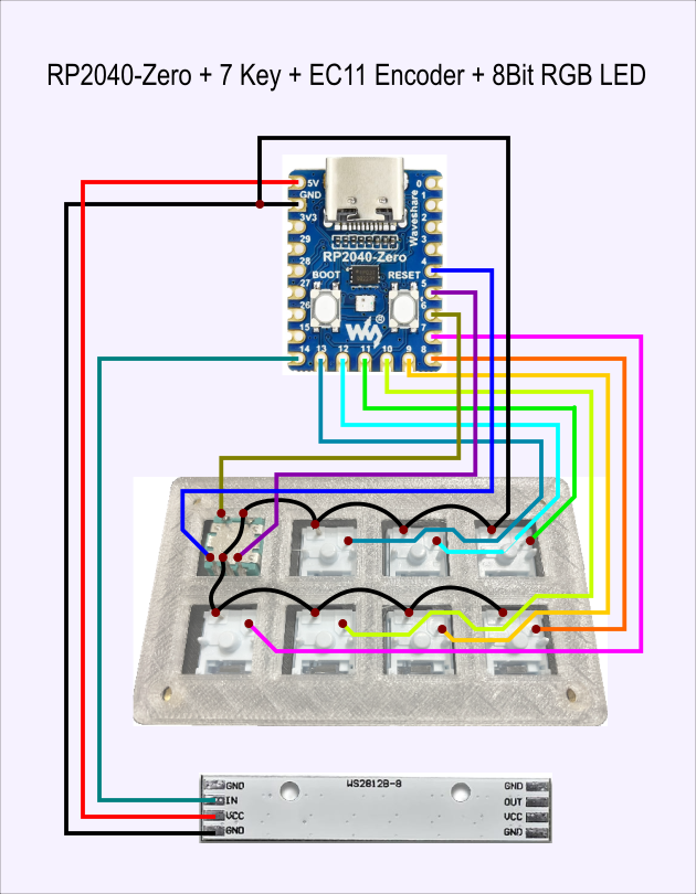 Miniatura 8 do modelo 3D A simple and compact macro keypad