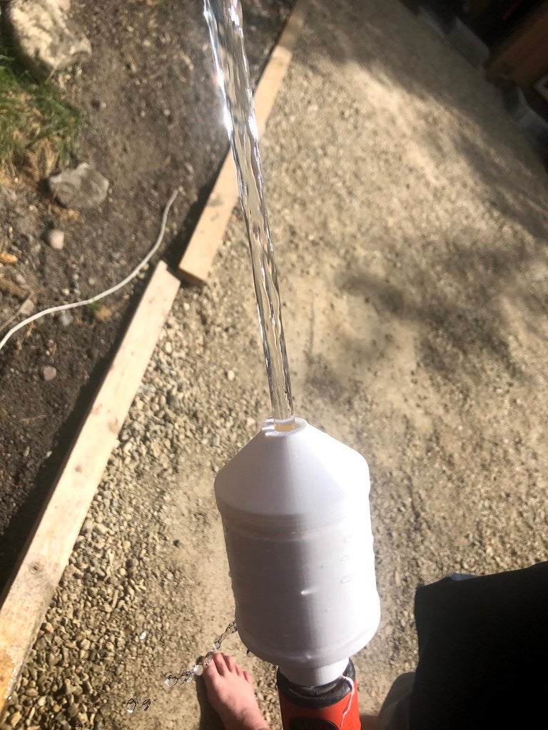 Laminar Flow Garden Hose Head