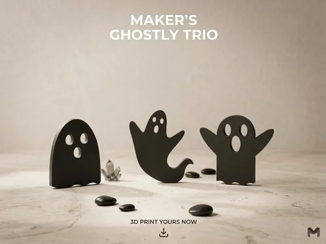 Halloween Ghostly Trio