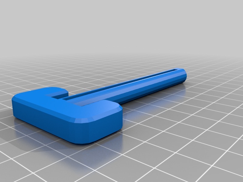 Tube squeeze key by mariusbach Download free STL model