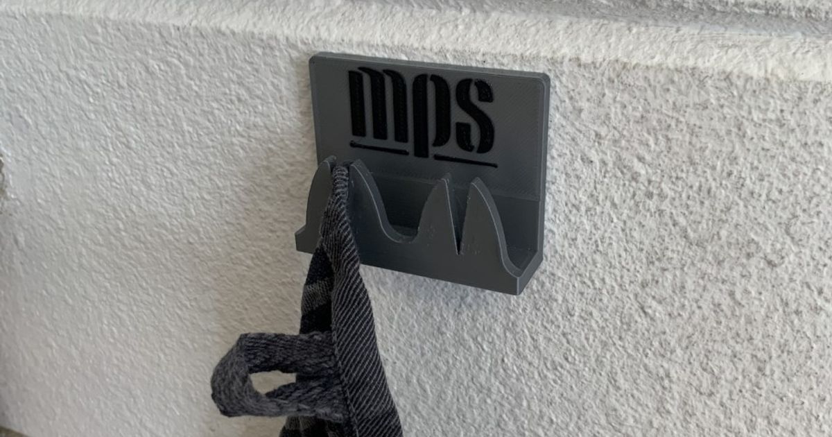 Towel hook by Dylan Klaver Download free STL model