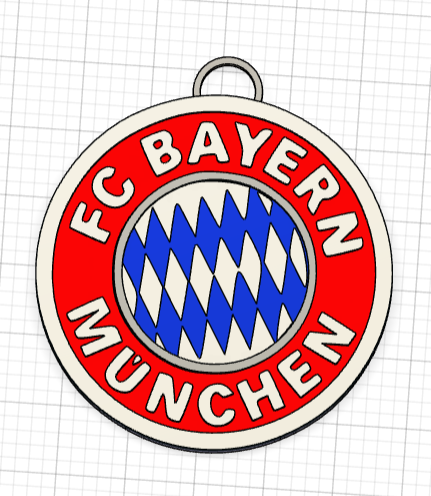 Bayern München Schlüsselanhänger by DentLP | Download free STL model ...