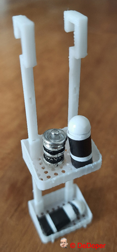 Miniature shower storage rack basket