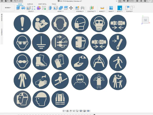 ISO 7010 Mandatory Symbol Collection