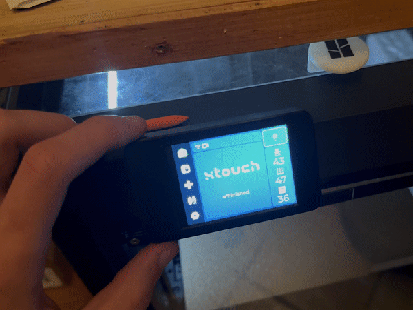 Bambu Lab P1P - P1S tilting Xtouch screen