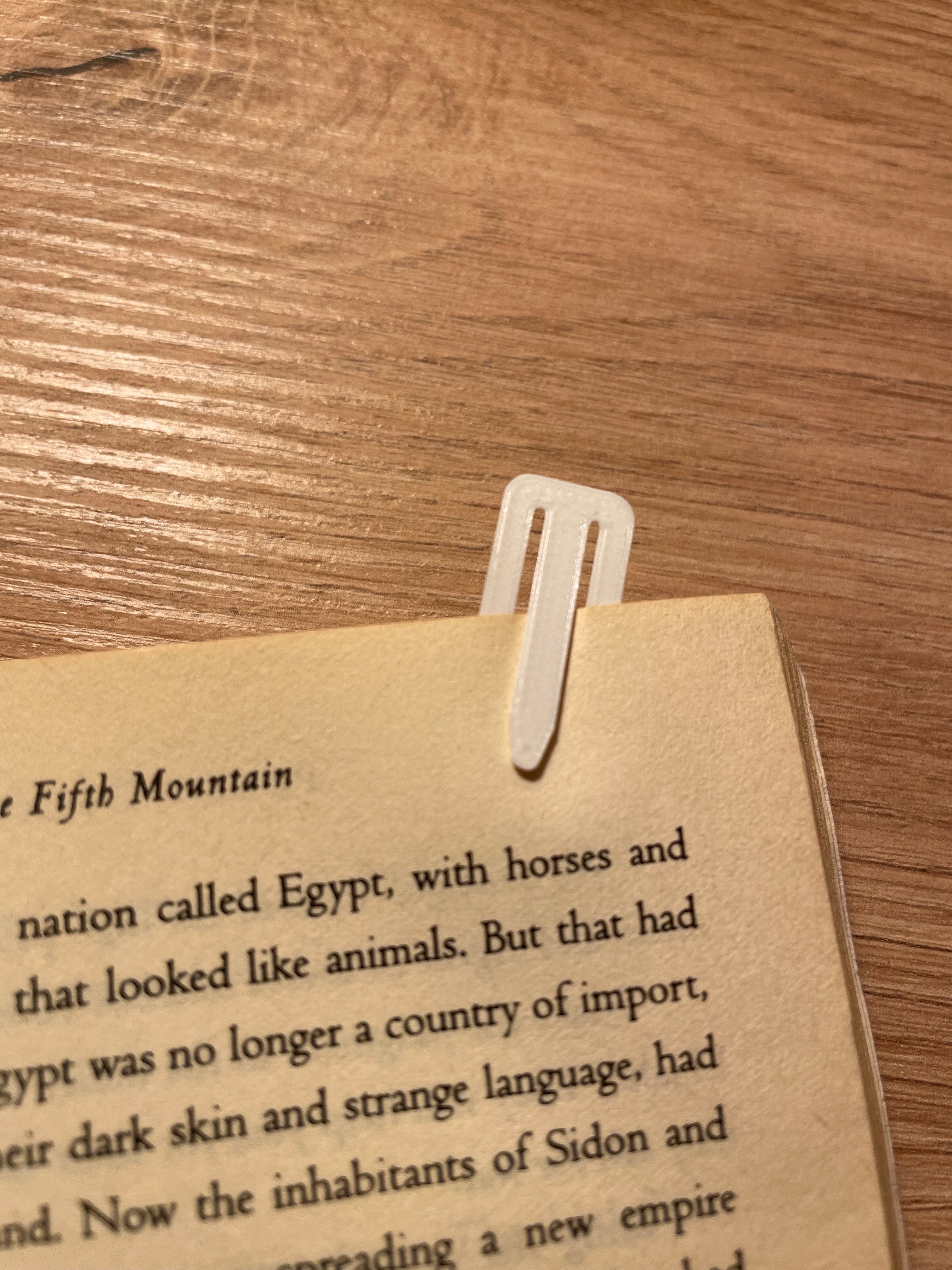 Small quick print bookmark