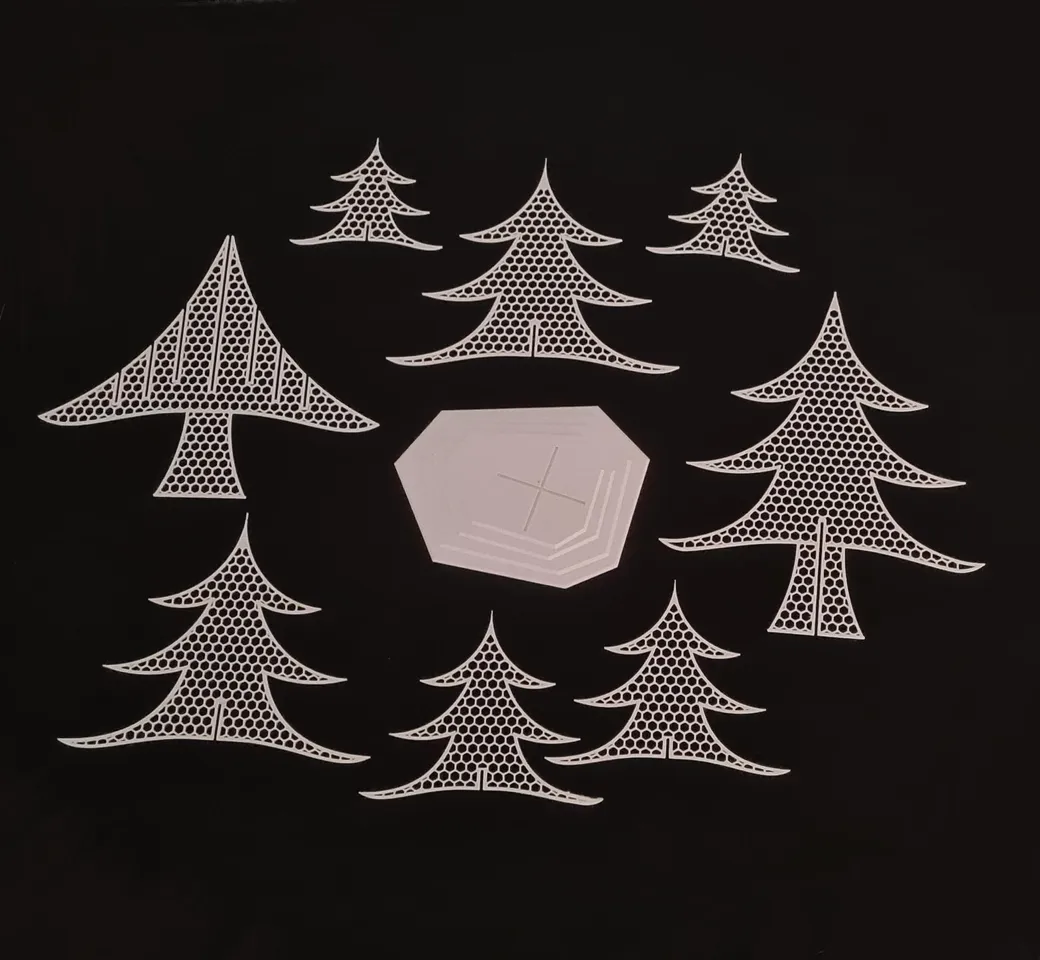 Hexagon Christmas Tree By Eddy The Wizard Download Free Stl Model