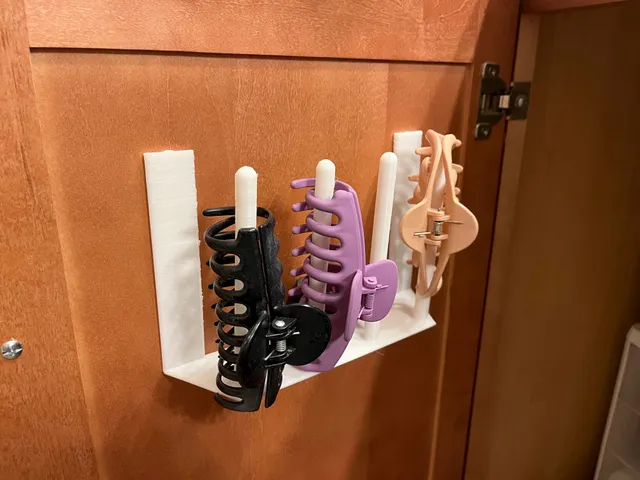 Hair Clip Rack / Holder for Bathroom Cabinet